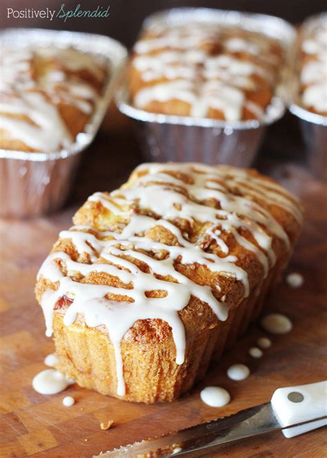 Honey Bun Mini Quick Bread Loaf Recipe