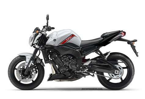 It's sporty heritage is stressed by the aggressive 51 percent front wheel weight bias, and the short fuel tank allowing the rider to move into a forward position. YAMAHA FZ1 2012 fiche technique