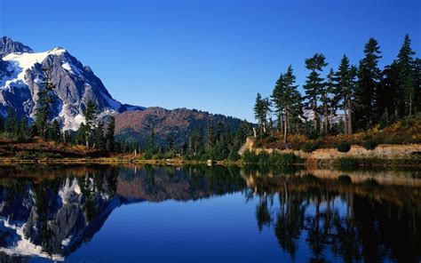 Hintergrundbilder Bäume Landschaft Hügel See Wasser Natur