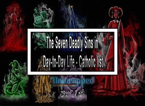 The Seven Deadly Sins In Day To Day Life Catholic List