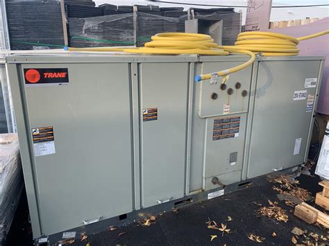 2019 Trane Voyager Forced Air Furnace With Cooling Unit Package Hvac