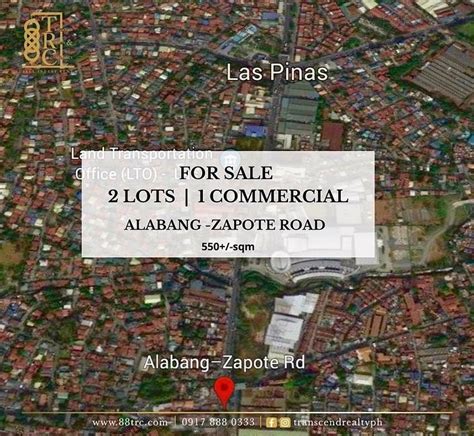 Alabang Zapote Commercial Lot For Sale Property For Sale Lot On
