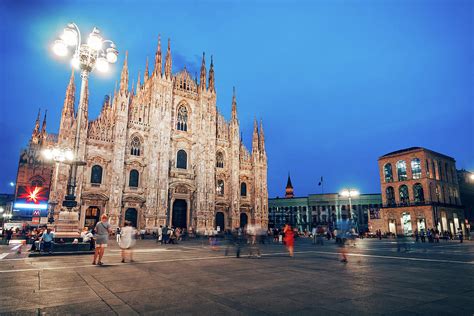 milan cathedral piazza del duomo photograph by alexander voss fine art america