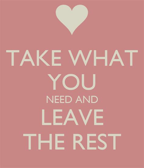 Take What You Need And Leave The Rest Poster Alice Keep Calm O Matic