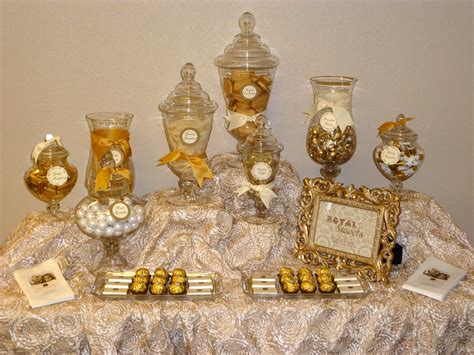 Buffet table is ideal to house your living room furniture items, thus clearing the clutter and providing you quick access to décor essentials. Spoonful of Sugar Custom Candy Buffets: The Royal Candy Buffet