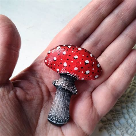 Mushroom Pin Etsy