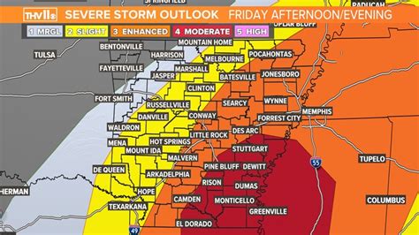 Arkansas Expecting Severe Storms