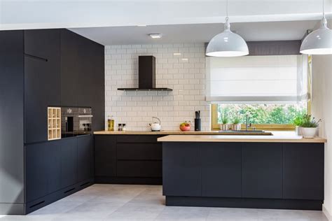 Kitchen cabinets online cabinets.com, the largest online retailer of usa. Matte Black Modern Kitchen - Contemporary - Kitchen ...