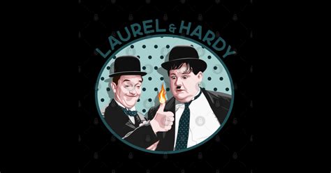 Laurel And Hardy Give Me A Light V2 Laurel And Hardy Sticker Teepublic