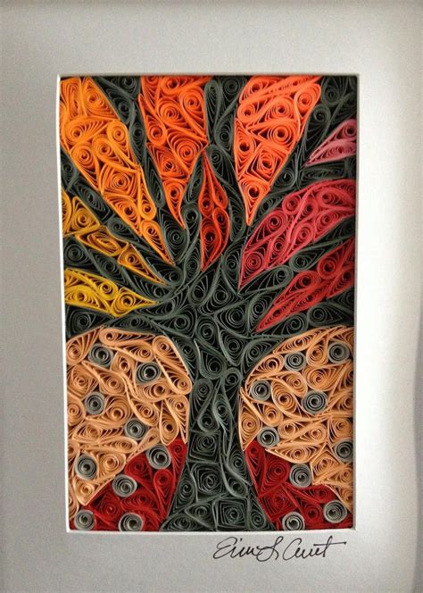 Cool Paper Quilling Design Quilled Tree Quilled Paper Art Paper