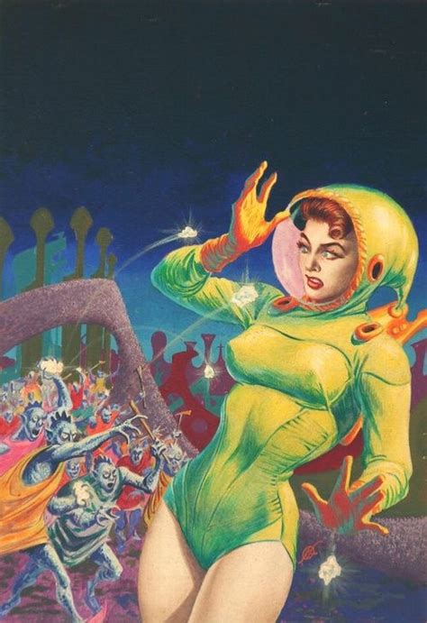1950s Sci Fi Illutration Science Fiction Science