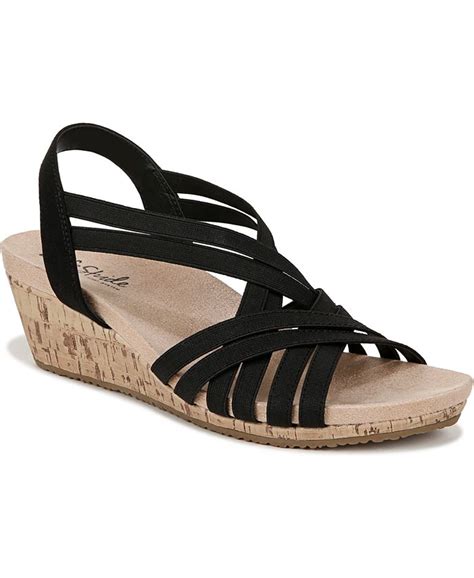 Lifestride Womens Mallory Strappy Wedge Sandals Macys