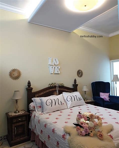 inspirasi kamar tidur  plafon  lighting  menawan