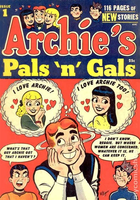 archie s pals n gals 1955 1 archie comics characters archie comic