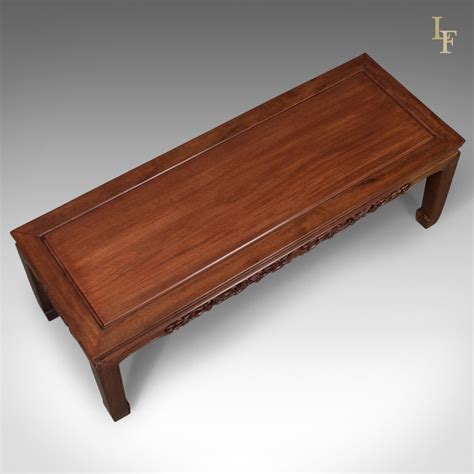 Mid Century Chinese Rosewood Coffee Table Traditional Form London