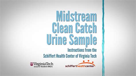 Midstream Clean Catch Urine Sample Collection Youtube