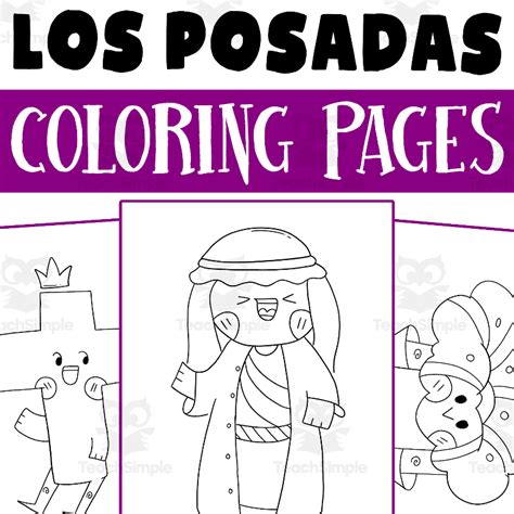 Las Posadas Coloring Page Christmas In Mexico Coloring Pages Activity