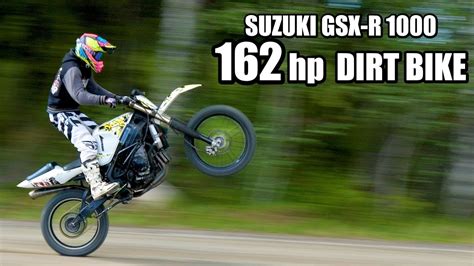 Suzuki Gsx R Dirt Bike 1000cc Off Road Test Ride Youtube