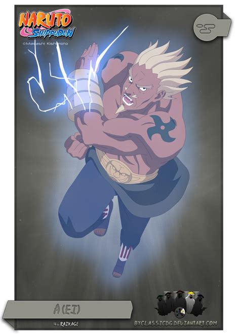 A 4th Raikage By Byclassicdg On Deviantart Naruto Art Anime