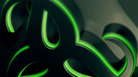 Abstract green and black wallpaper - Razer gaming Wallpaper Download ...