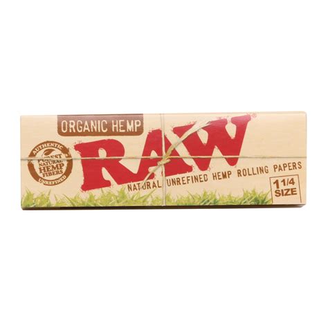 Raw Organic Hemp 1 14 Rolling Papers 50 Pack