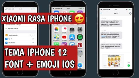 Tema baru yang dikembangkan untuk miui 11 ini menawarkan pengalaman gabungan antara tampilan antarmuka. Tema Ios 12 + Font Emoji Untuk Xiaomi Miui 10 - YouTube