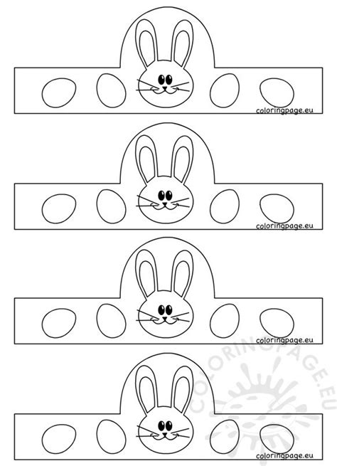 Printable Easter Egg Holders Coloring Page