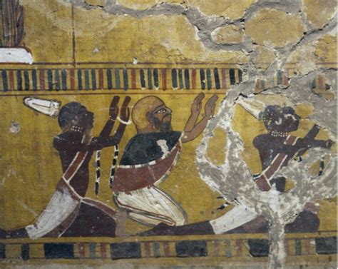 Kushite And Semitic Ambassadors Greeting The Pharaoh Painting From The