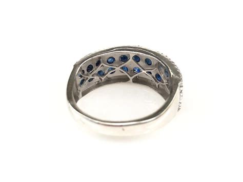 Lot New Sterling Silver Sapphire Ring