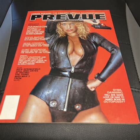 Prevue Movie Magazine July Sybil Danning Octopussy Harrison Ford
