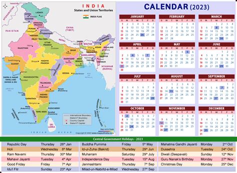 2024 Calendar India Festival Holidays 2023 - Davida Nicoli