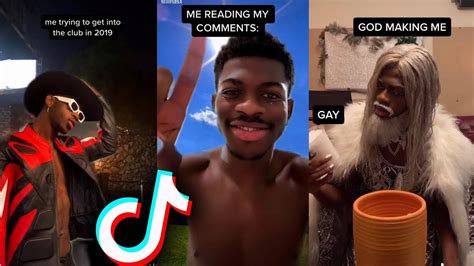 Lil Nas X Tiktok Compilation Funny Memes Clips And More Youtube