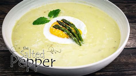 Creamy Asparagus Soup Without Cream Youtube