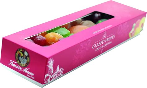 Premium Glazed Fruits In Premium Pink T Box Uk Grocery