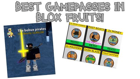 These Are The Best Gamepasses In Blox Fruits Youtube