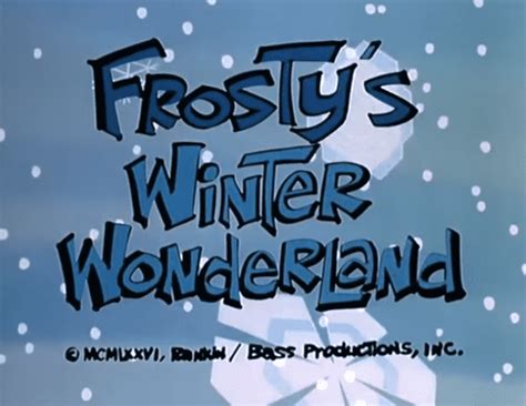 Rankinbass Retrospective Frostys Winter Wonderland Reelrundown