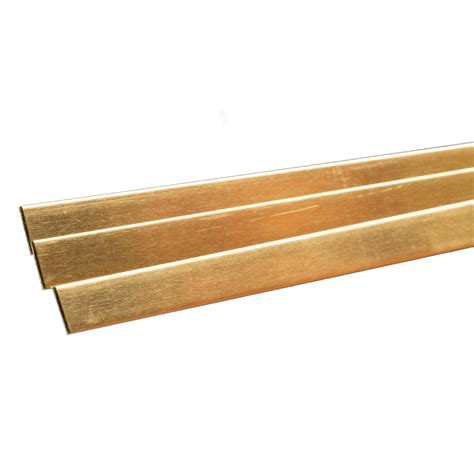 36 Long Brass Strip 016 To 093 Thick Kands Precision Metals Ksmetals