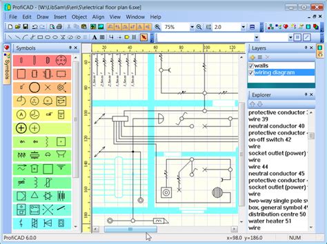 Electrical wiring diagram software open source. Download ProfiCAD 7.1