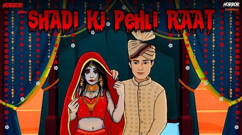 Shadi Ki Pehli Raat Horror Story Cartoon Horror Story Hindi Cartoon Story Youtube