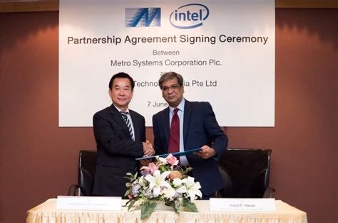 Partnership Agreement Signing Ceremony Metro Systems Corporation Plc