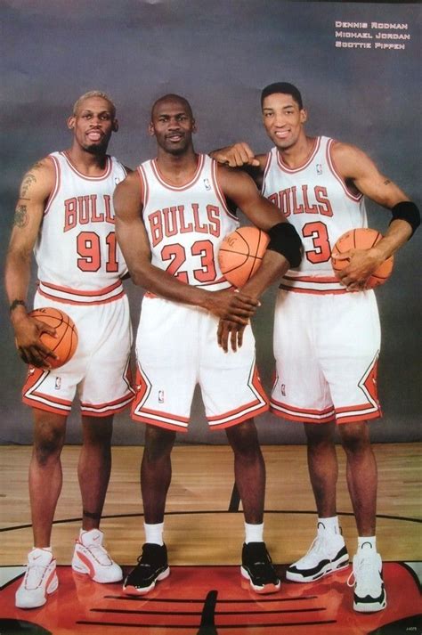 Legend michael jordan, scottie pippen and dennis rodman takeover the rush 3v3 event in nba 2k21. CHICAGO BULLS POSTER: MICHAEL JORDAN, DENNIS RODMAN ...