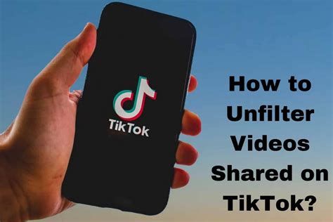 How To Remove A Tiktok Filter From Any Video Techydr
