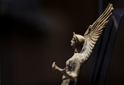Roman Marble Statuette Idol Of Greek Goddess Nike Baidun Baidun Art