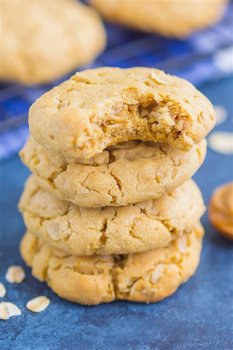 Peanut Butter Oatmeal Cookies Chewy And So Easy Pumpkin N Spice