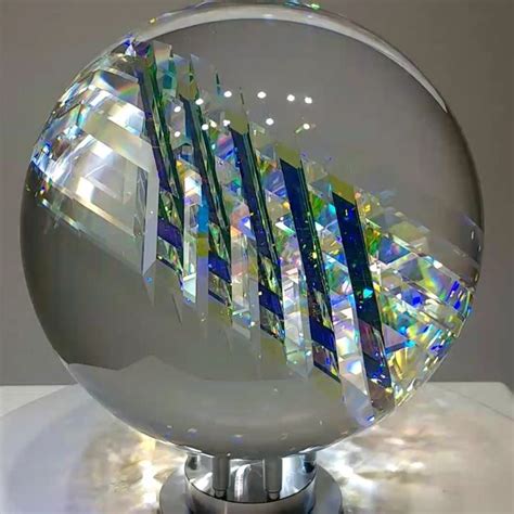Gorgeous Cold Glass Optical Sculptures That Refract Light Into