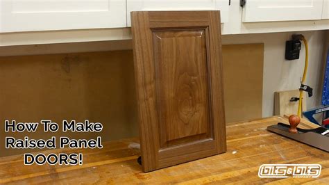 How To Make A Raised Panel Cabinet Door Woodworking Dyi Youtube