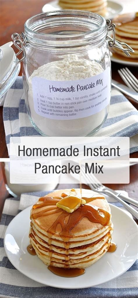 Instant Classic Pancake Mix Homemade Pancake Mix Pancake Mix Recipe