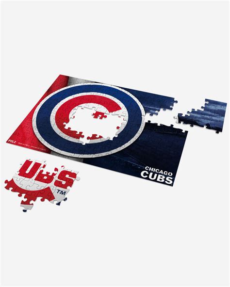 Chicago Cubs Team Logo 150 Piece Jigsaw Puzzle Pzlz Foco