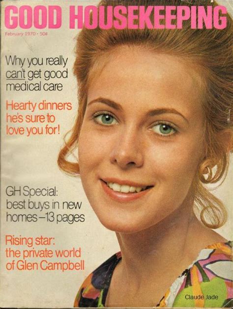 The Vintage Machine Claude Jade Good Housekeeping Magazine Cover 1970