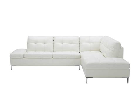 White Leather Sectional Sofa Nj Lenard Leather Sectionals